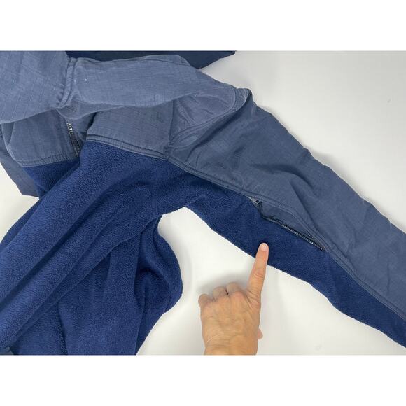 MacGear Long Men's Blue Jacket size 1XLT Pre-Owned QuarterZip. Pocket in sleeve. - Picture 9 of 9